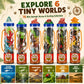 78PCS Mini Animal Figures Toys, 6 Pack Animal Figurines Collection with Dinosaur, Ocean, Farm, Wild Animal, Reptile & Insect Toys, Party Favors, Cake