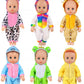 Doll Clothes,12 inch Baby Doll Clothes[6 Sets Animal Styling ] Valentine's Gift for 10/ 11 /12 inch Baby Girl&Boy Dolls
