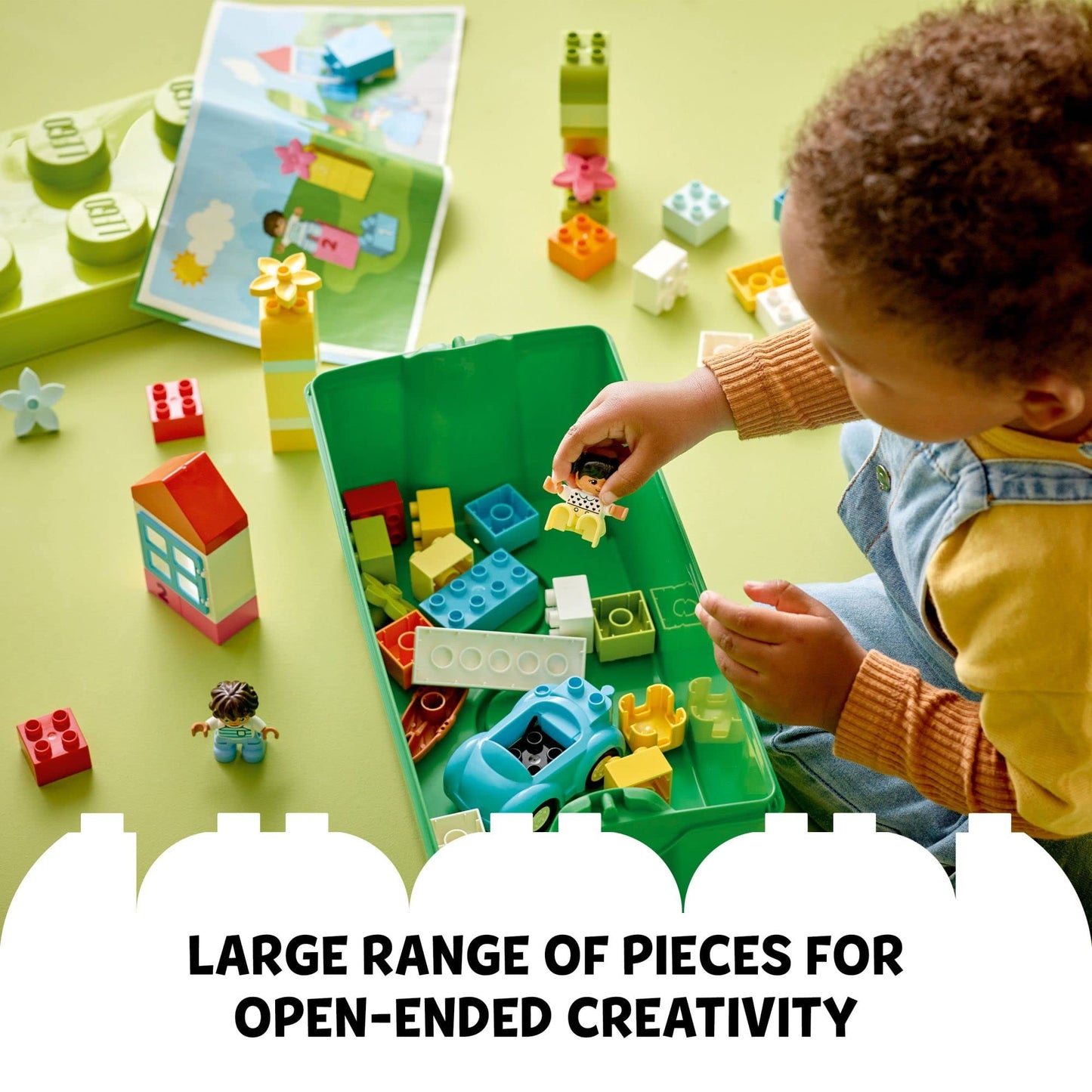 LEGO DUPLO Classic Brick Box Building Blocks - Learning & Educational Toys for Toddlers, Preschool, Ages 1.5+ Years - Develop Fine Motor Skills - Gift