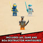 LEGO NINJAGO Ninja Training Center 71764 Building Kit Featuring NINJAGO Zane and Jay, a Snake Figure and a Spinning Toy; Construction Toys for Kids