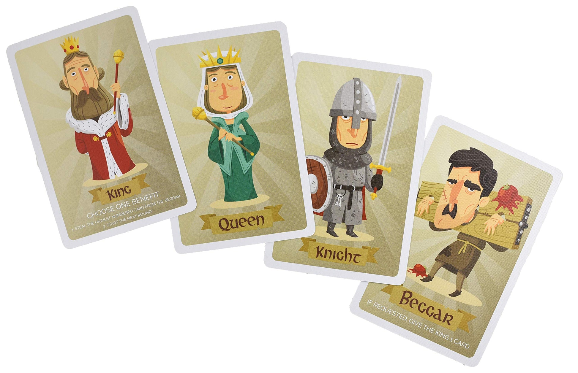 Blue Wasatch Games Rank - A Royally Fun Card Game for Friends and Family Where Someone Can Rise from Beggar and Rule as King