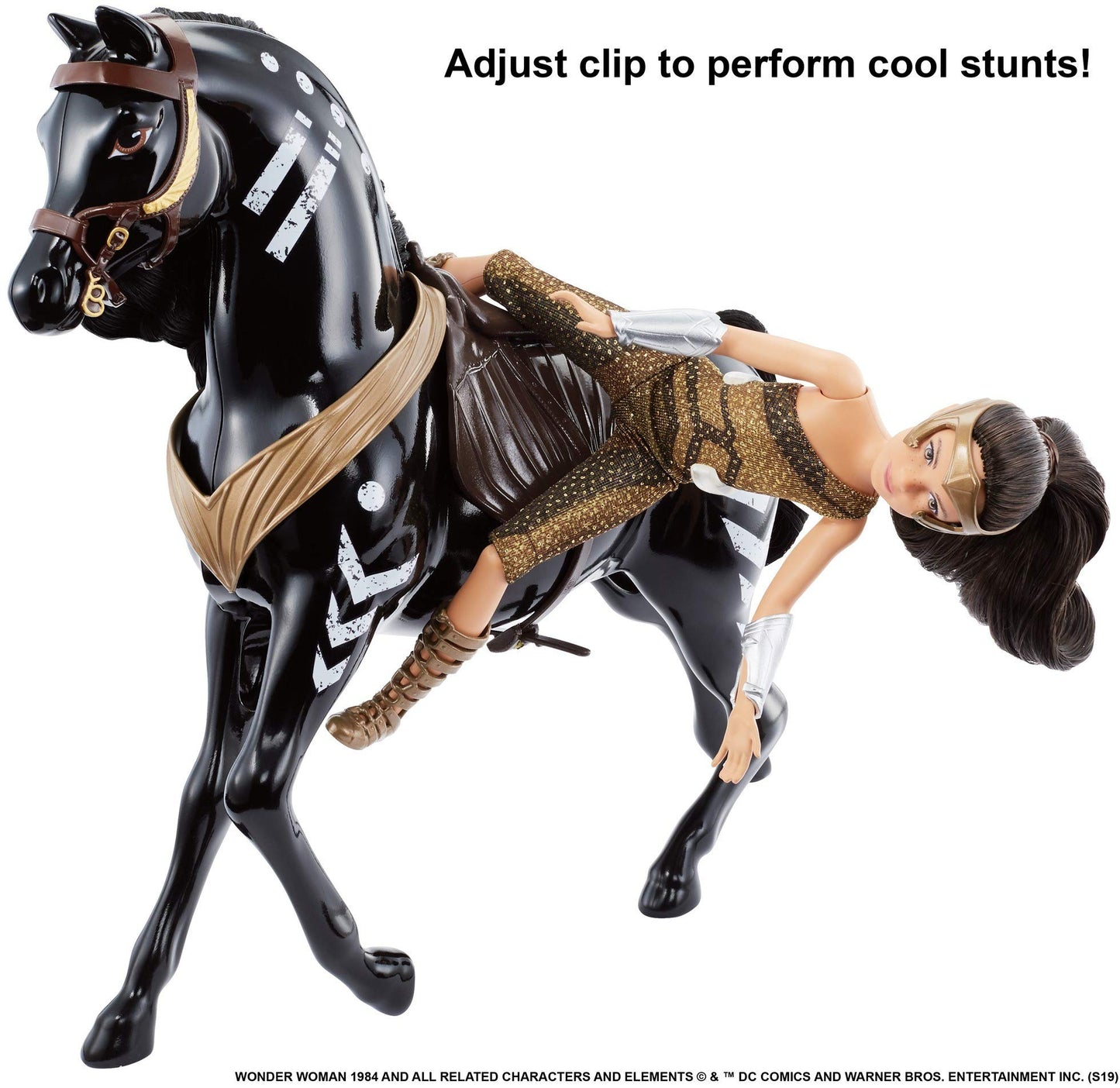 DC Comics Wonder Woman 1984 Young Diana Doll (~ 9-in) with Horse, Wearing Fashion and Accessories, Gift for 6 Year Olds and Up
