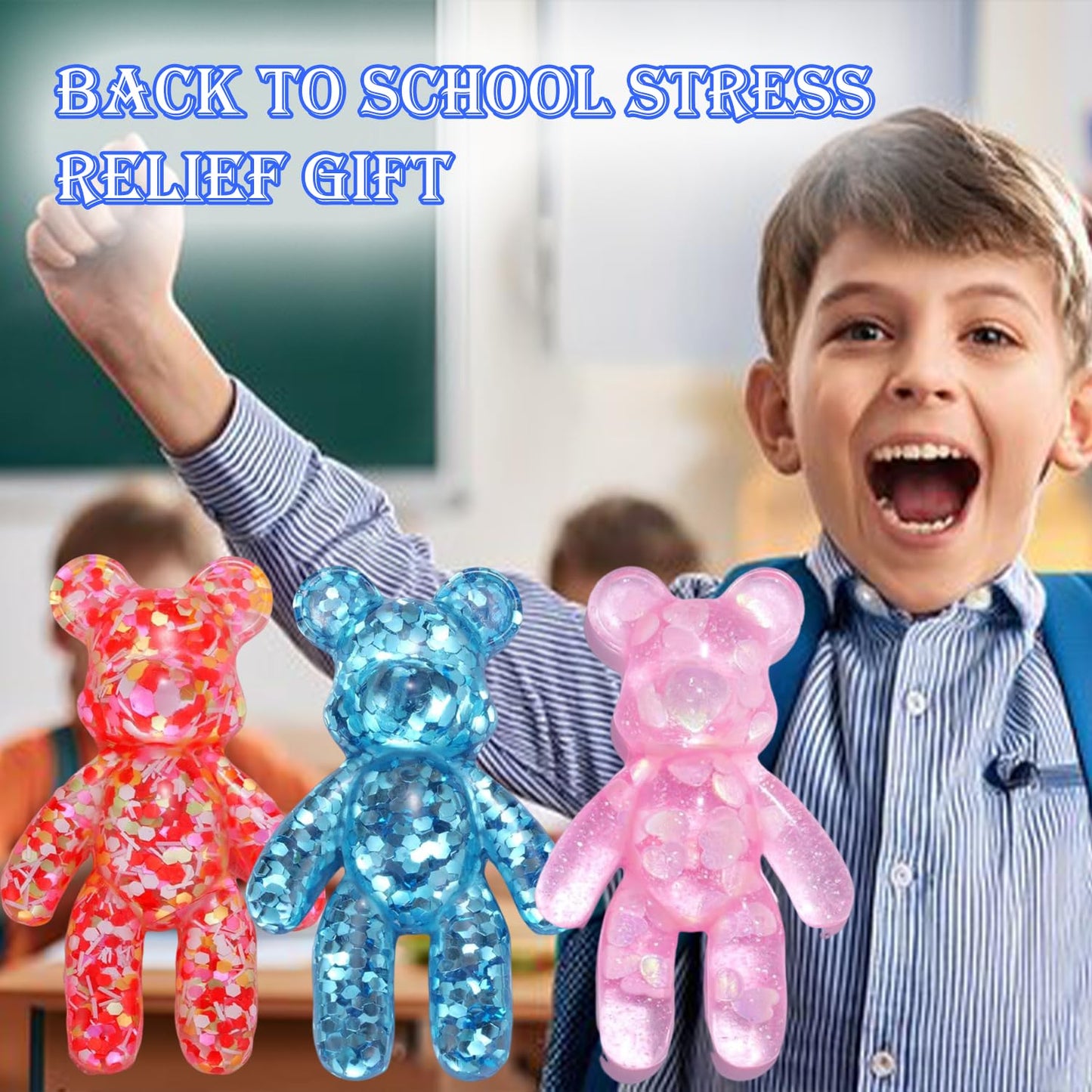 AKLOPE Pocket Bear Hug, Anxiety Relief Gift- Emotional Support Card, Stress Relief for Autism, Mental Health Positivity,Comforting Gift for Son