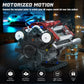 Tuajixz V8 Engine Building Blocks Sets, V8 Engine Model Kit That Runs - Motorized with Moving Pistons, Crankshaft & Rotating Fan, Realistic Engine