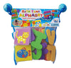 Buddy & Barney Bath Toy Stickers - Bath Alphabets and Animals Learning Stickers for Kids | 38 Pieces Spell & Learn Foam Bath Toys with Storage Bag