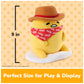 GUND Sanrio Gudetama The Lazy Egg Cowboy 9-Inch Western Themed Stuffed Toy