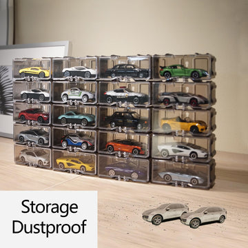 Toys Organizer Storage Case for Hot Wheels Car, for Matchbox Cars, for Mini Cars,1/64 Scale Hot Toy Wheels Display Case Holds 10/40 Cars?Interlocking