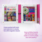 SpiceBox Friendship Bracelet Making Kit for Girls, Kids Best Friend DIY String Jewelry, Arts and Crafts Activity Set for Children, Multicolor (7410)