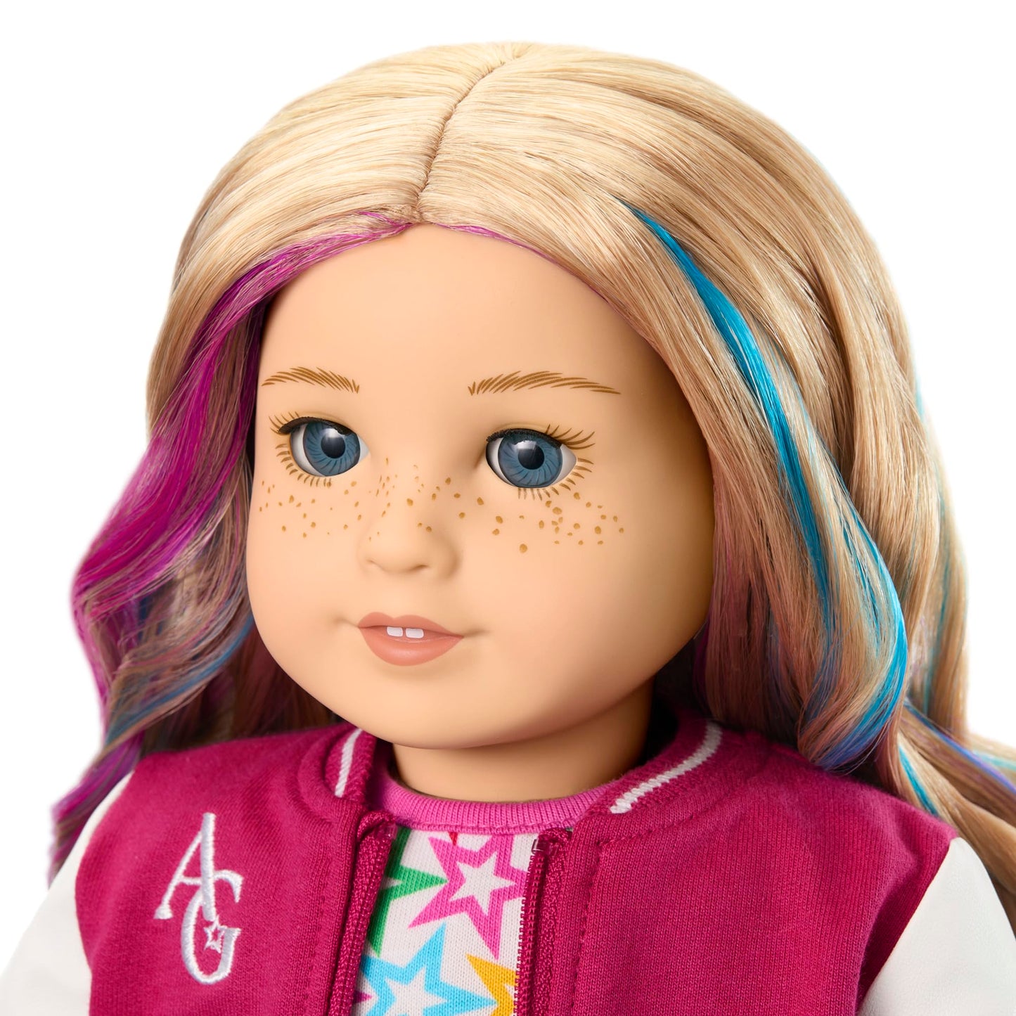 American Girl, Truly Me 18-inch Doll #110 with Blue Eyes, Wavy Blonde Hair, Light Skin with Freckles, for Ages 6+