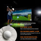 Joogto Golf Simulator Impact Screen, 4mm Thick HD Golf Impact Screen for Indoor Outdoor Practice, Reinforced Grommets for Extended Lifespan, Quiet