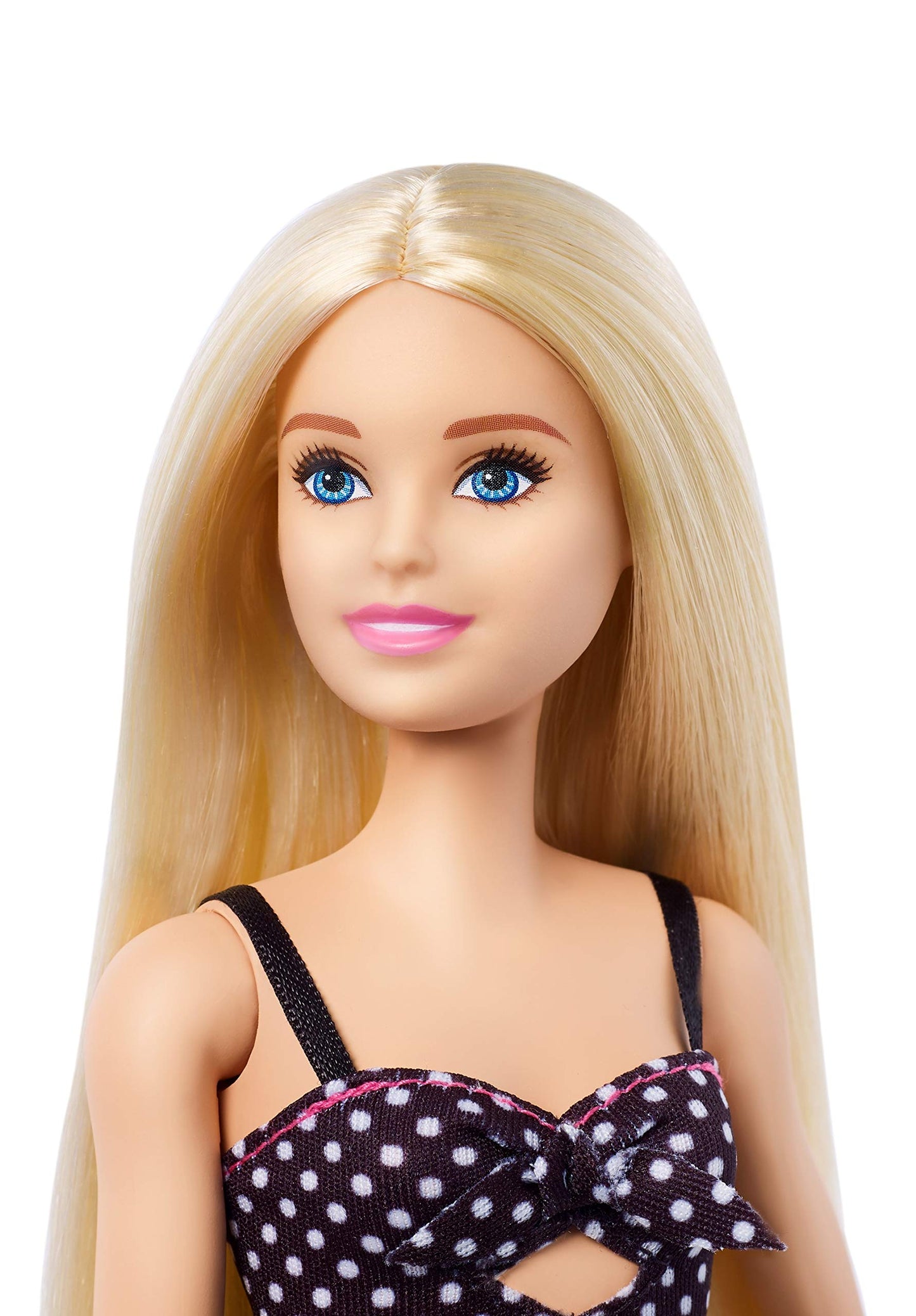 Barbie Fashionistas Doll with Long Blonde Hair - Polka Dot Outfit