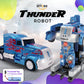 Family Smiles Kids Transforming Robot RC Truck Toys Boys Ages 8-13 Remote Control Car Extra Battery