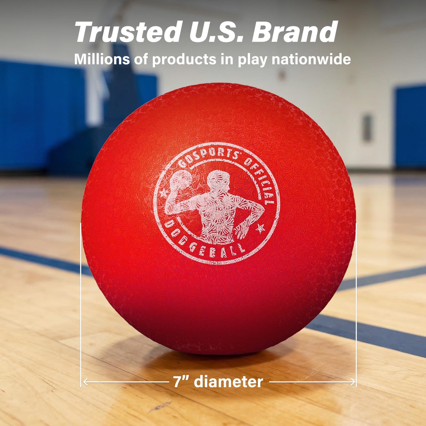 GoSports Inflatable Dodgeball - No Sting Balls - Includes Ball Pump & Mesh Bag
