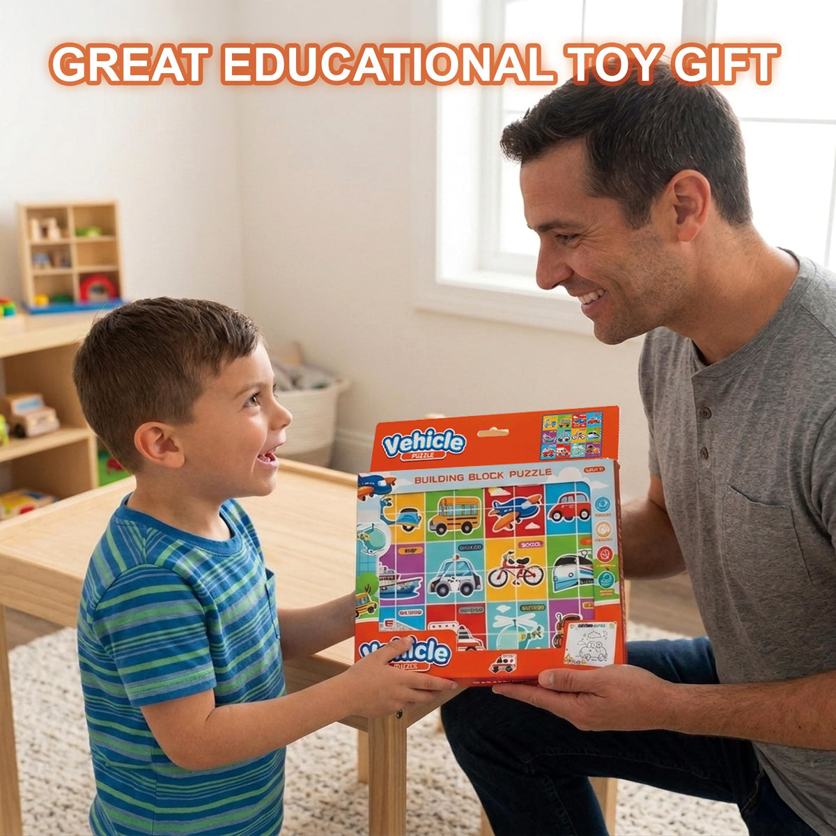 NorthStar Collection Puzzles Blocks for Toddlers 3 4 5 Year Old, Kids Learning Educational Montessori Toys Preschool Learning Puzzles for Toddlers 3-5