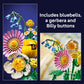 LEGO Botanicals Petite Sunny Bouquet Building Toy - DIY Floral Arrangement for Girls & Boys, Ages 9+ - Gift for Birthdays - Bedroom, Desk, Home Decor
