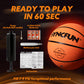 SYNCFUN Glow in The Dark Basketball Size 7, Light Up Basketball for Night Games, Cool Birthday Gift for Boys Age 7-12, Teen Outdoor Sports Toy
