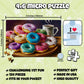 MicroPuzzles “Coffee & Donuts” Mini Jigsaw Puzzle 2-Pack - 150-Piece Café Treat Pocket 4×6 in Puzzle Gift | Made in USA | Small Business