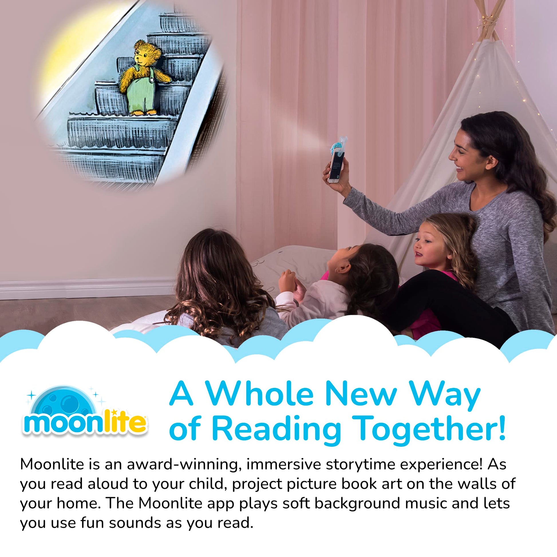 Moonlite Storytime - Corduroy Storytime Disc - A Magical Read Together - Projector Sold Separately - Digital Story w/ Sound FX - Toddler Early