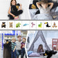 DolliBu Plush Black Bear Stuffed Animal Pillow Size - Super Soft Animal for Kids, Cozy Nap Buddy, Floor Pillow for Kids & Toddlers - 30 Inches