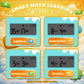 Math Games for Kids Ages 5-12, Portable Kids Calculator Toy, Addition Subtraction Multiplication Division Practice, 4 Logic Modes, 100,000 Questions