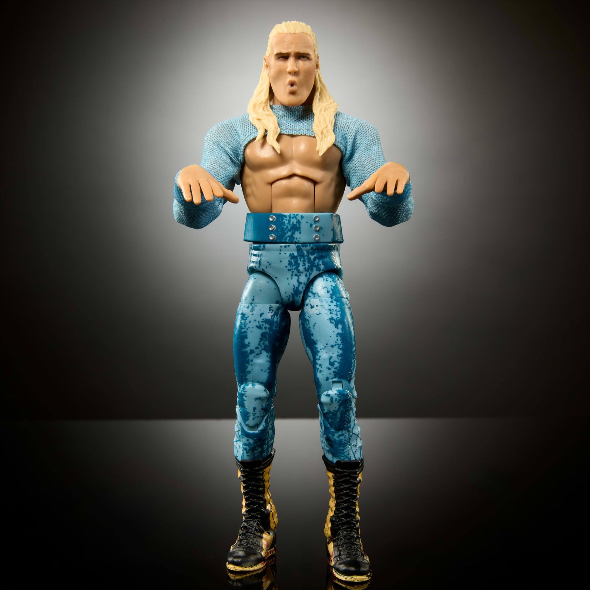 Mattel WWE Elite Action Figure & Accessories, Series #110 Elton Prince 6-inch Collectible with 25 Articulation Points & Swappable Hands