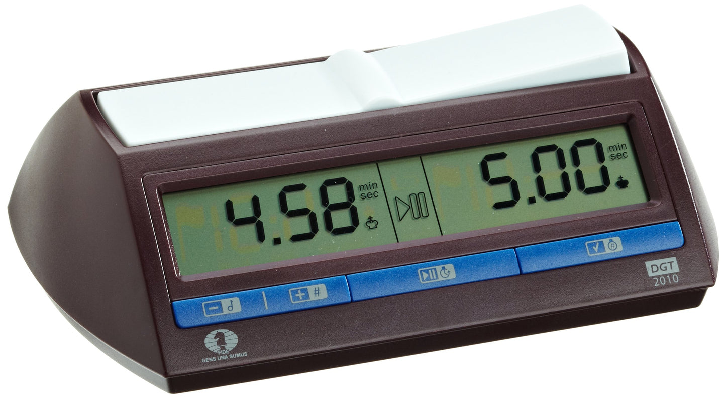 DGT DGT2010 - Digital Chess Clock with Fide Logo, Multi-Colour
