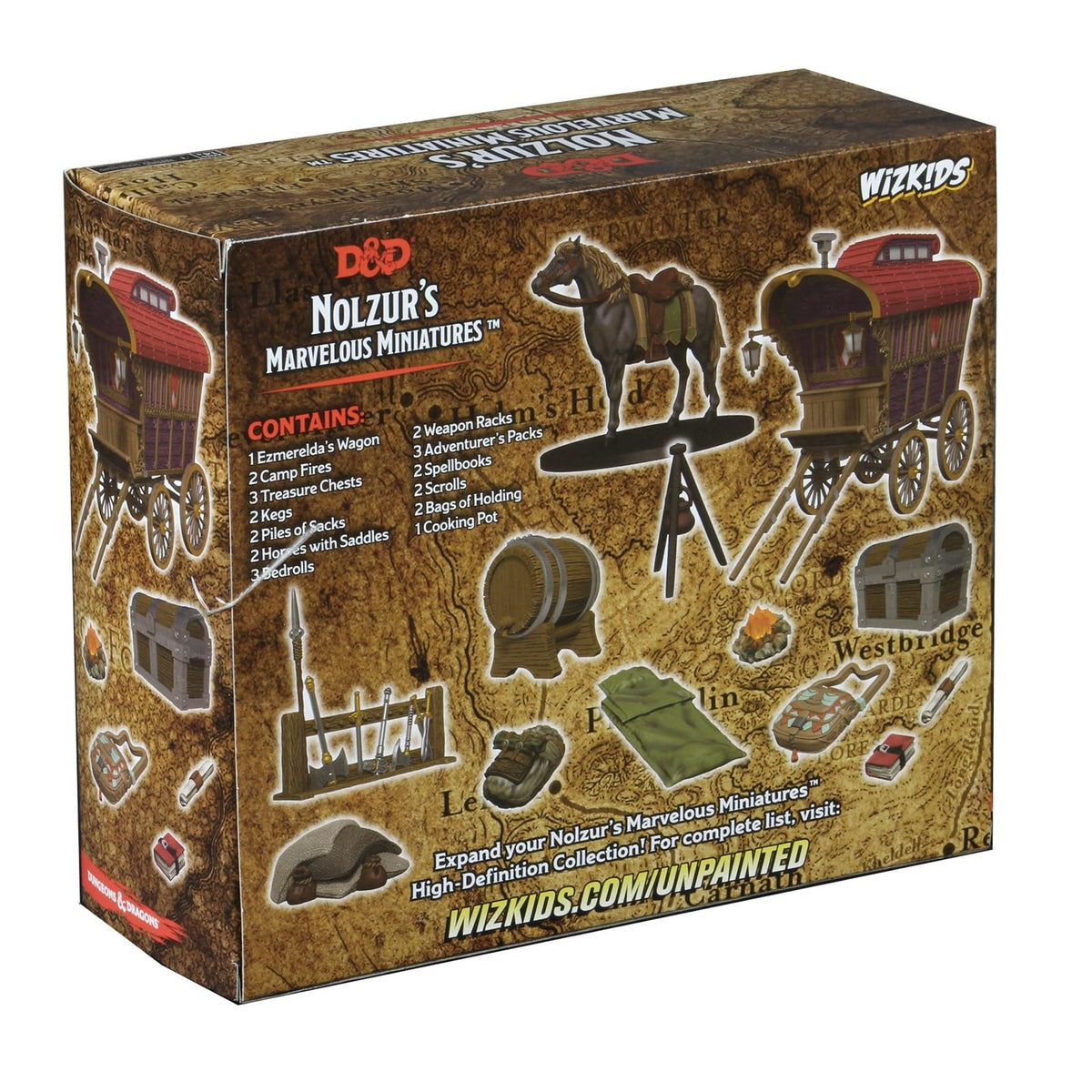 WizKids D&D Nolzur's Marvelous Miniatures: Adventurer's Campsite