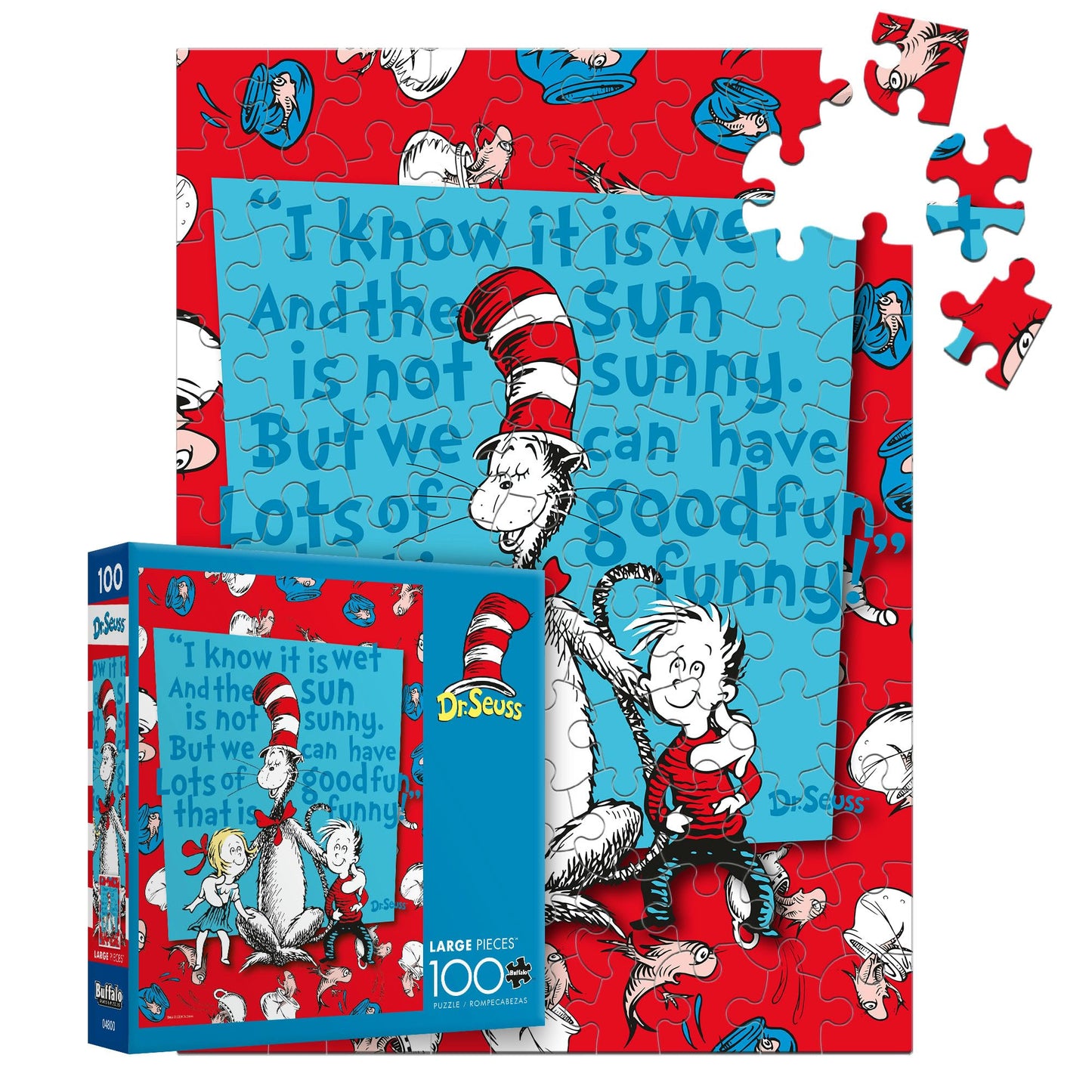 Buffalo Games - Dr. Seuss Lots of Good Fun! - 100 Piece Puzzle Ages 6+