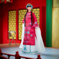 Barbie Signature Lunar New Year Doll in Red Floral Robe & Traditional Accessories Inspired by the Peking Opera, Collectible with Stand & Certificate