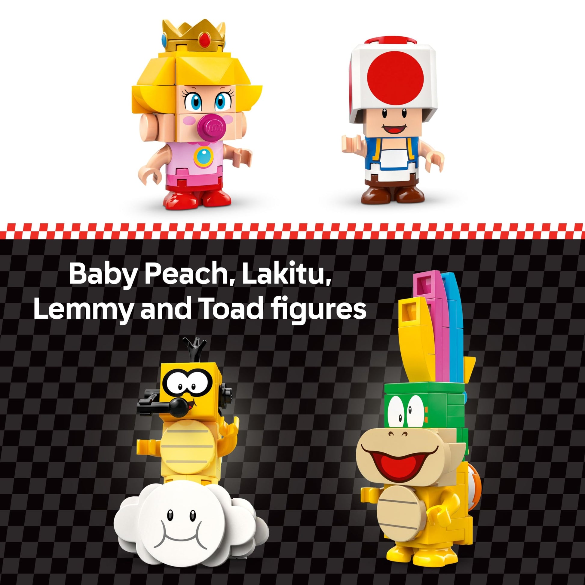 LEGO Super Mario: Mario Kart Baby Peach & Grand Prix Set Home Circuit - Nintendo Toy Building Set for Kids, Girls and Boys, Ages 8+ - Collectible Toy
