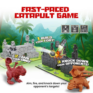 Catapult Feud - Base Game, Expansions, and Accessories (Dino Pack Expansion)