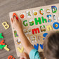 Melissa & Doug Upper & Lower Case Alphabet Letters Wooden Puzzle - 52 Pieces