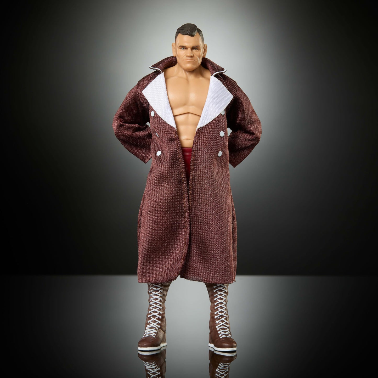 Mattel WWE Elite Action Figure & Accessories, Series #121, 6-inch Collectible Gunther with 25 Articulation Points & Swappable Hands