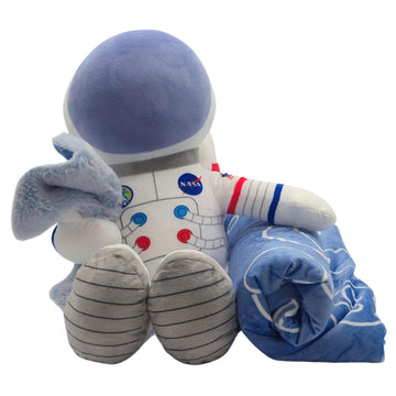 Plushible NASA-Themed Astronaut Blankie Bestie Stuffed Plush Toy with Ultra Soft Plush Baby Blanket - Space Plushie and Blanket Set, Loveys