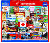 White Mountain Puzzles I Love Canada-1000 Piece Jigsaw Puzzle