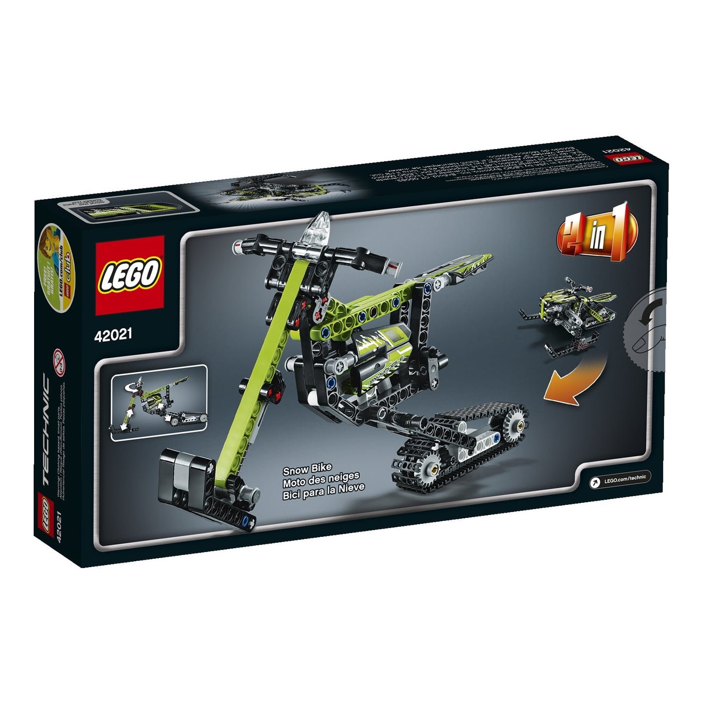 LEGO TECHNIC 42021 Snowmobile Model Kit