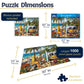 White Mountain 1000 Piece Jigsaw Puzzle Scenic Summer, Beach Adventure