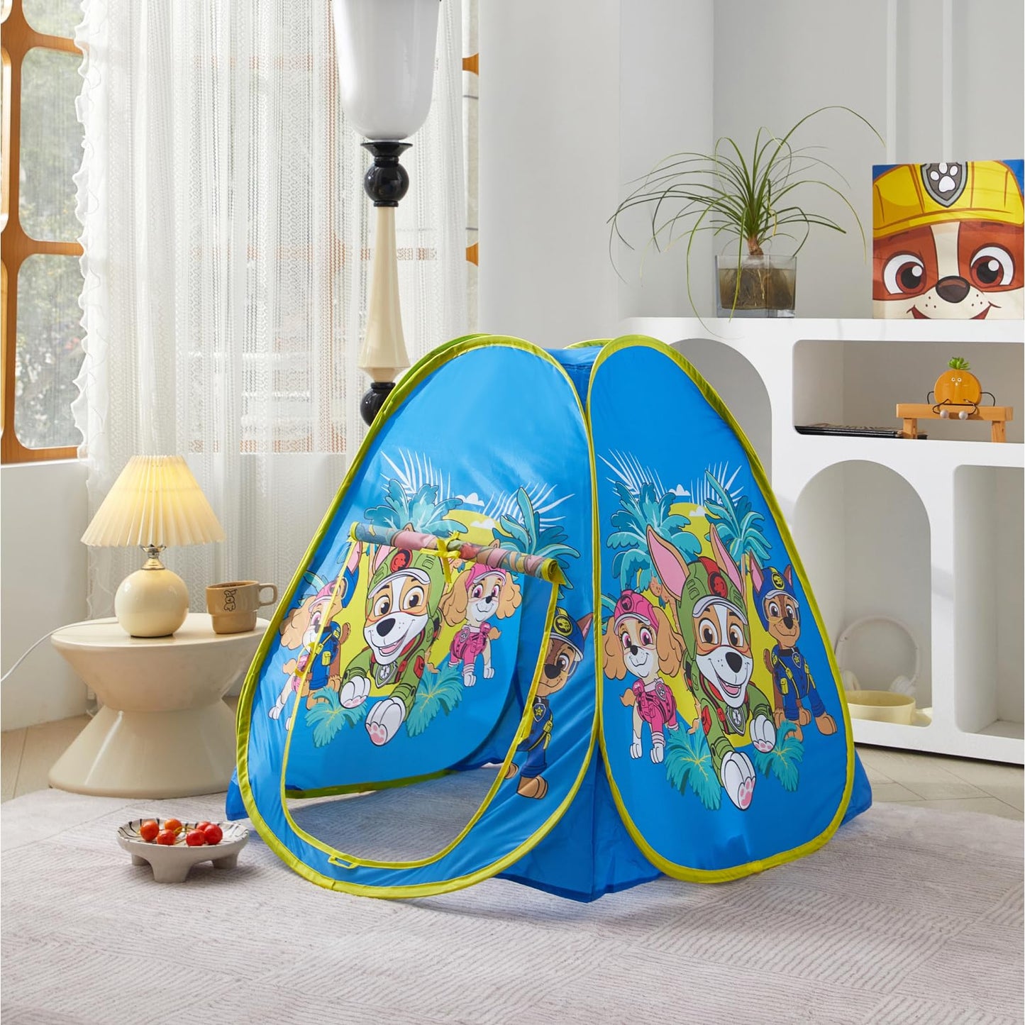Nickelodeon Paw Patrol Collapsible Pop-Up Play Tent for Kids, Indoor Playhouse Fun for Toddlers & Children Ages 3+, 28” x 28” x 30”