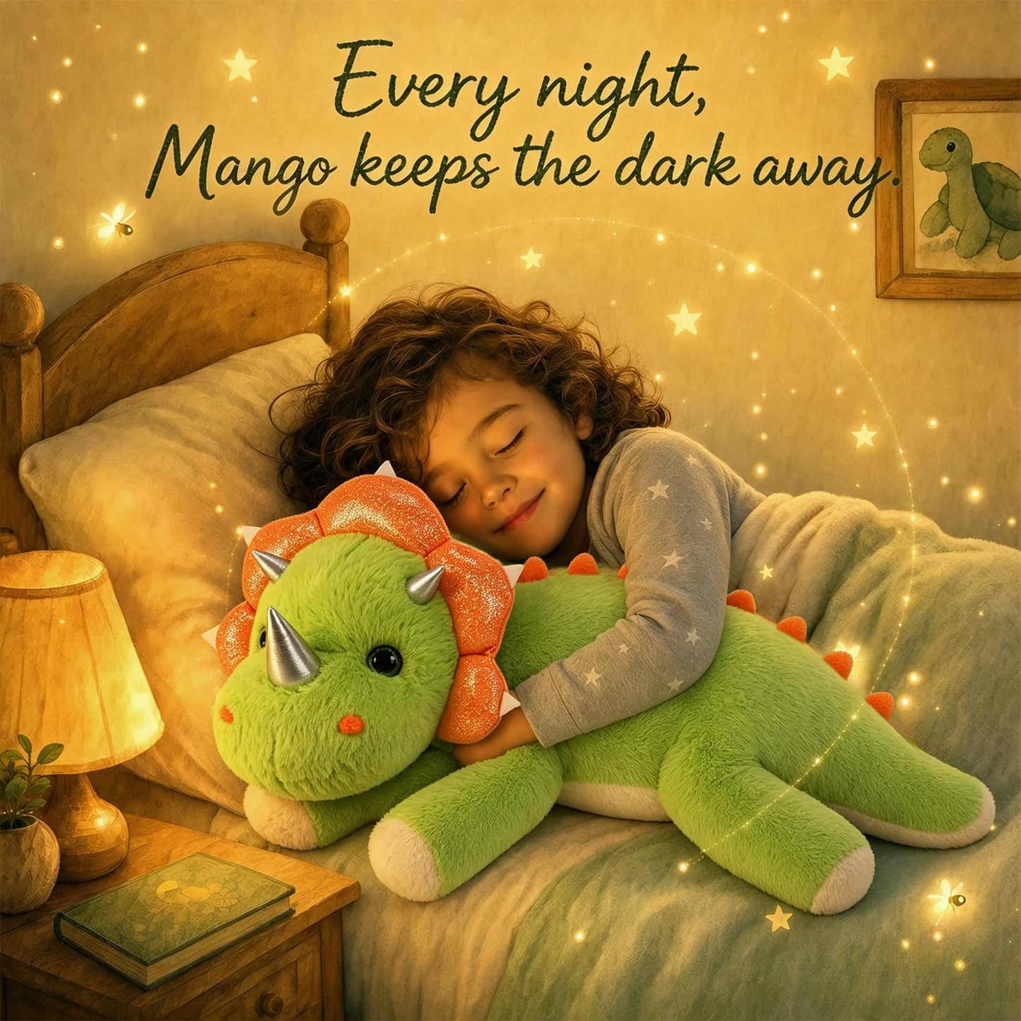 gnomantic Dinosaur Weighted Stuffed Animals, Plush Pillow for Kids