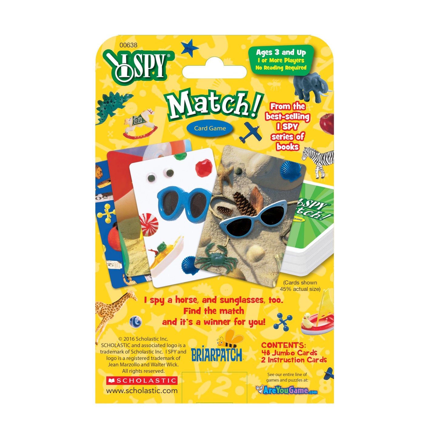 Briarpatch | I SPY Match! Card Game, Ages 3+