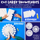 Creativity for Kids Make Your Own Snowflake Ornaments Kit | Fold & Decorate 8 Paper and Foil Snowflakes | DIY Christmas Ornament Craft for Kids