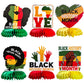 6 Packs Black History Month Party Supplies Honeycomb Centerpieces