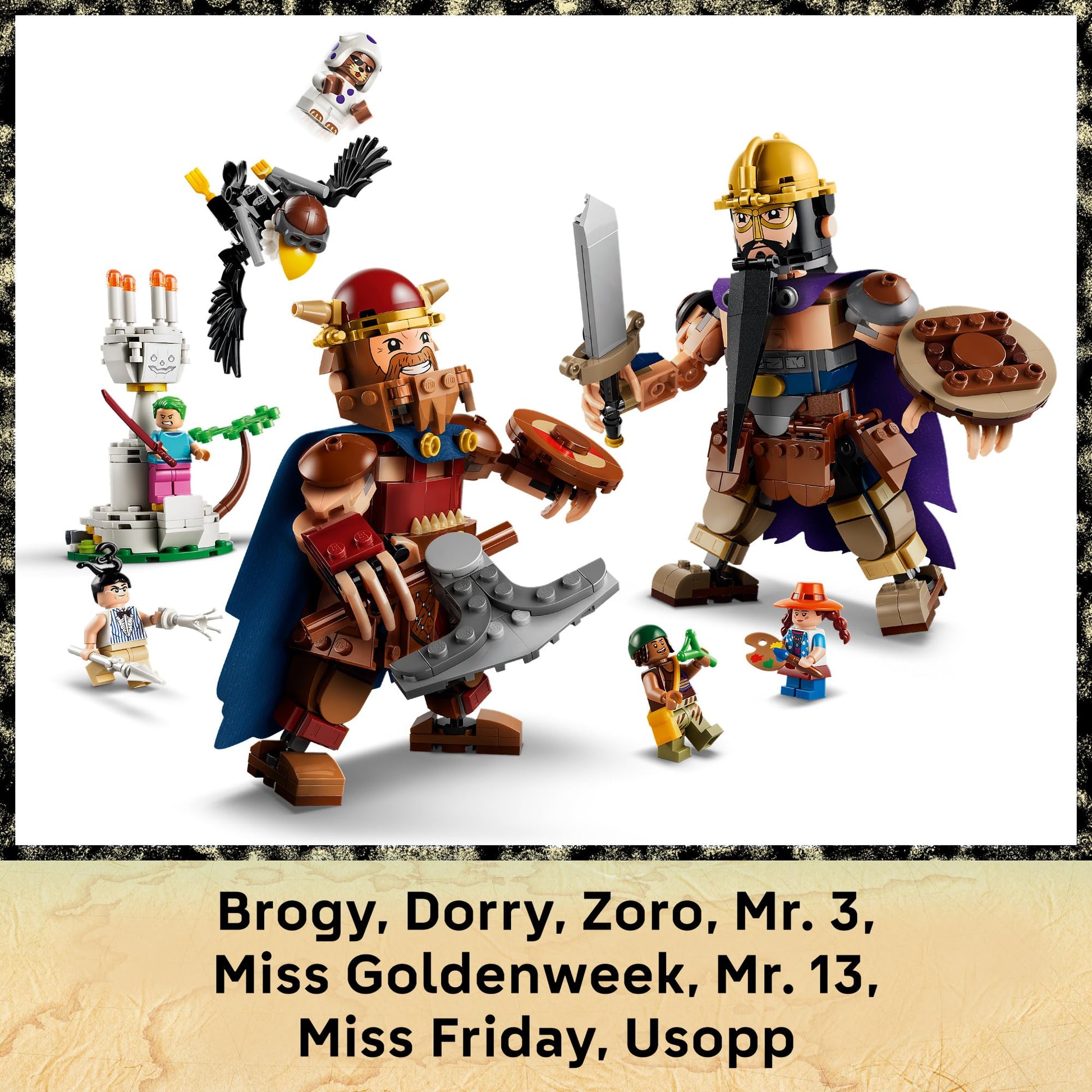 LEGO ONE PIECE Dorry vs. Brogy - Giants of Little Garden 75644