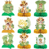 9 Pcs Lion Baby Shower Decorations - A Little King Is On His Way Baby Shower Safari Centerpieces for Tables Lion Gender Reveal Decorations