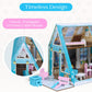 Delta Children Ski Chalet A-Frame Dollhouse - Includes 15 Accessories - Fits 12-inch Dolls - Pretend Play Dream Gift for Ages 3+