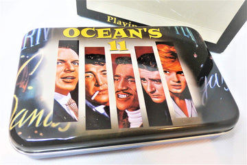 Ocean's 11 Playing Card Set Featuring The Cast of The 1960 Movie: Frank Sinatra, Dean Martin, Sammy Davis Jr, Peter Lawford & Angie Dickenson