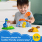 Little People Fisher-Price Spin & Play Dinosaur Playground - Toddler Interactive Playset with Spinning Action