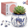 3D Puzzle Planter - No Glue Required UV Printing Unique 3D Puzzle Vase