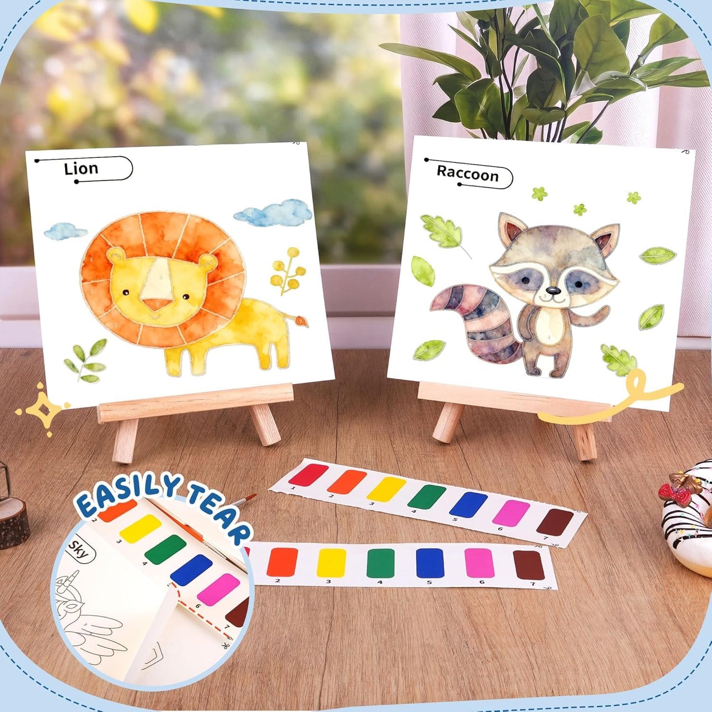 YPLUS Paint with Water Coloring Books for Toddlers 1-3 2-4 Animals