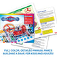 Snap Circuits Jr. SC-100 Electronics Exploration Kit, Over 100 Projects, Full Color Project Manual, 28 Parts, STEM Educational Toy for Kids 8 +